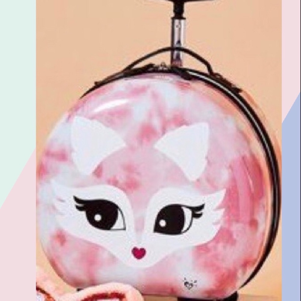 Justice Fox Hard Shell Luggage Suitcase